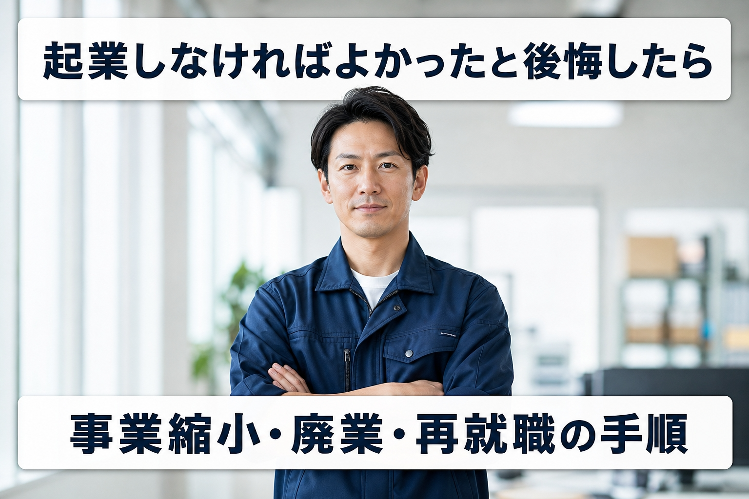 起業しなければよかったと後悔したら｜事業縮小・廃業・再就職の手順