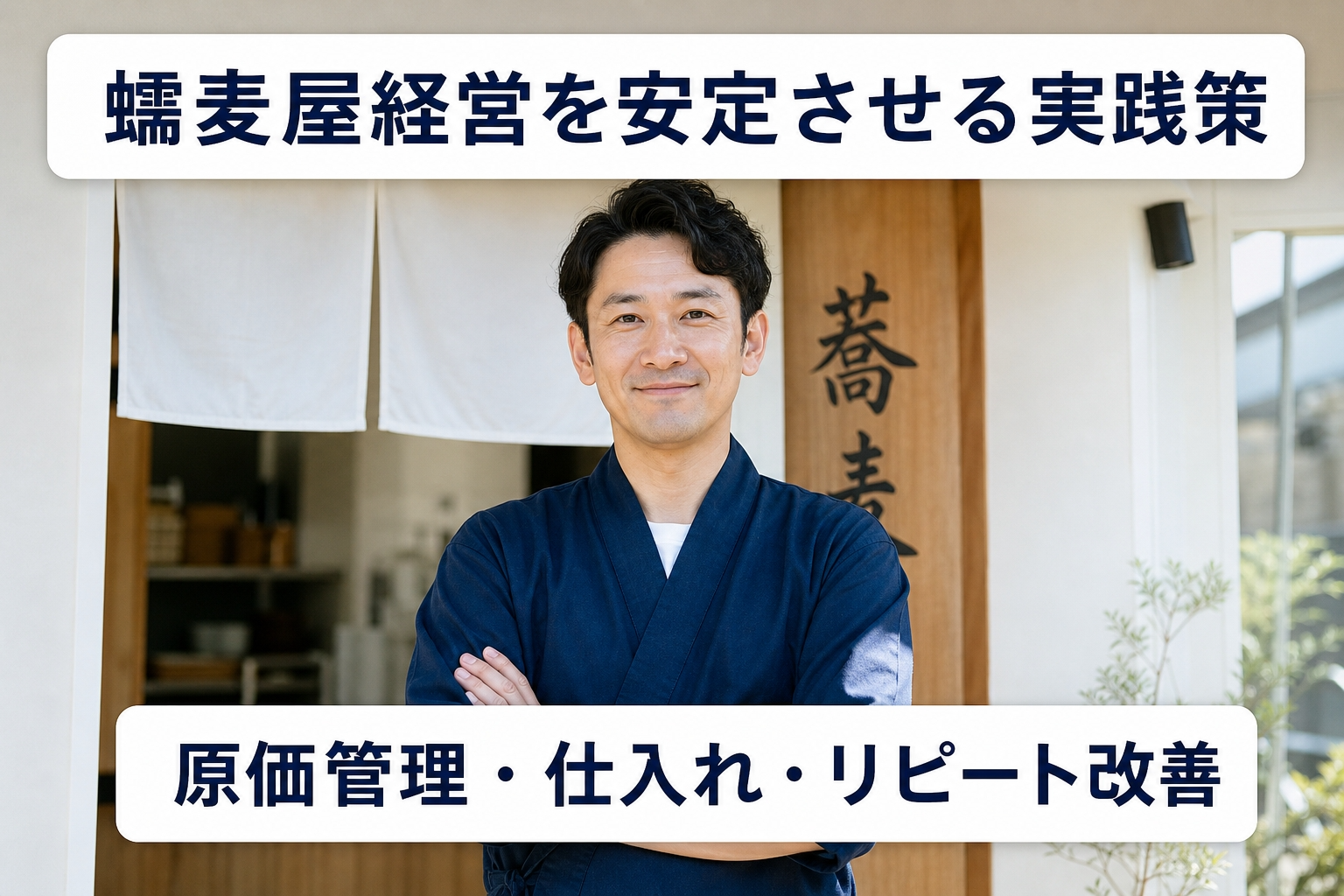 蕎麦屋経営を安定させる実践策｜原価管理・仕入れ・リピート改善