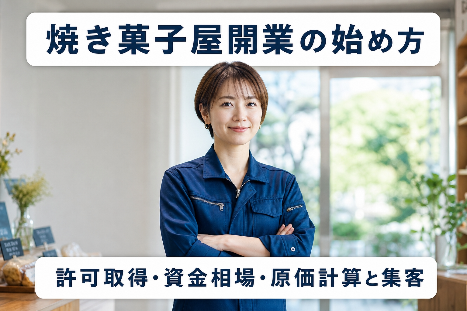 焼き菓子屋開業の始め方｜許可取得・資金相場・原価計算と集客