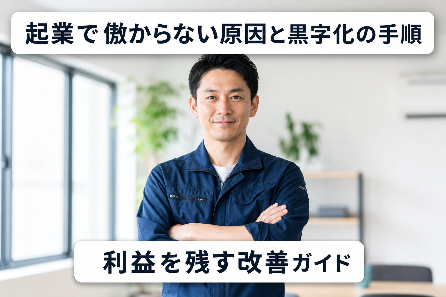 起業で儲からない原因と黒字化の手順｜利益を残す改善ガイド