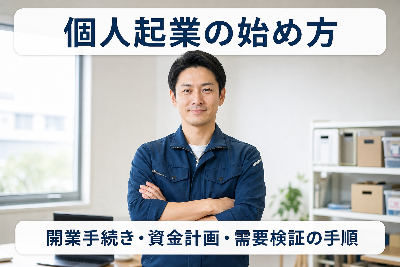 個人起業の始め方｜開業手続き・資金計画・需要検証の手順