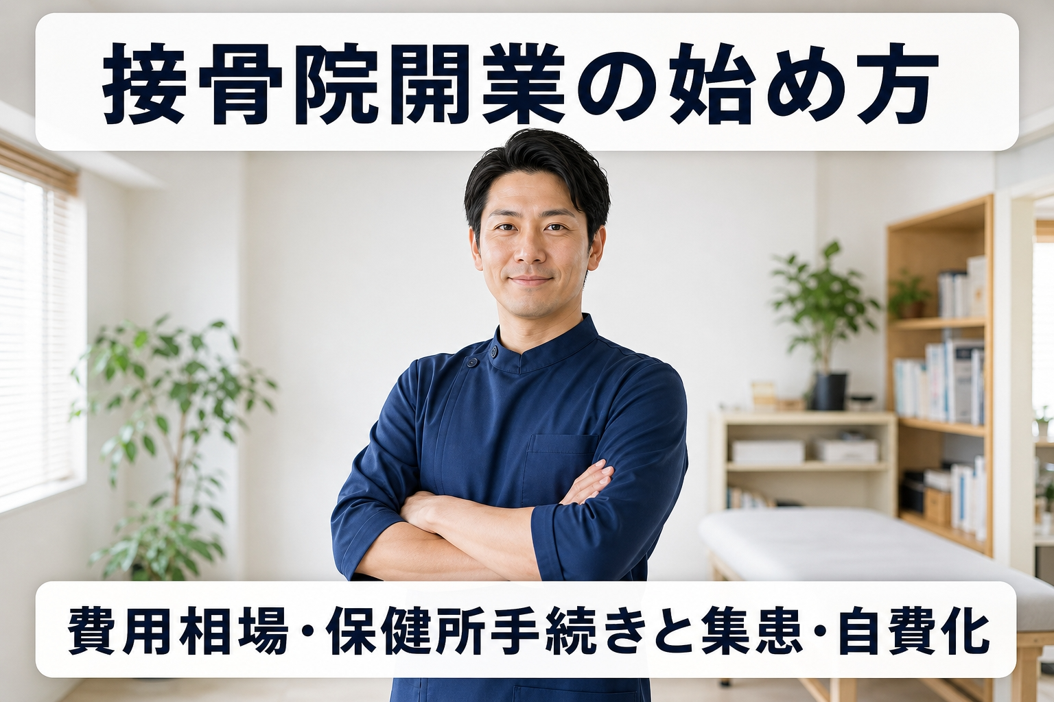 接骨院開業の始め方｜費用相場・保健所手続きと集患・自費化