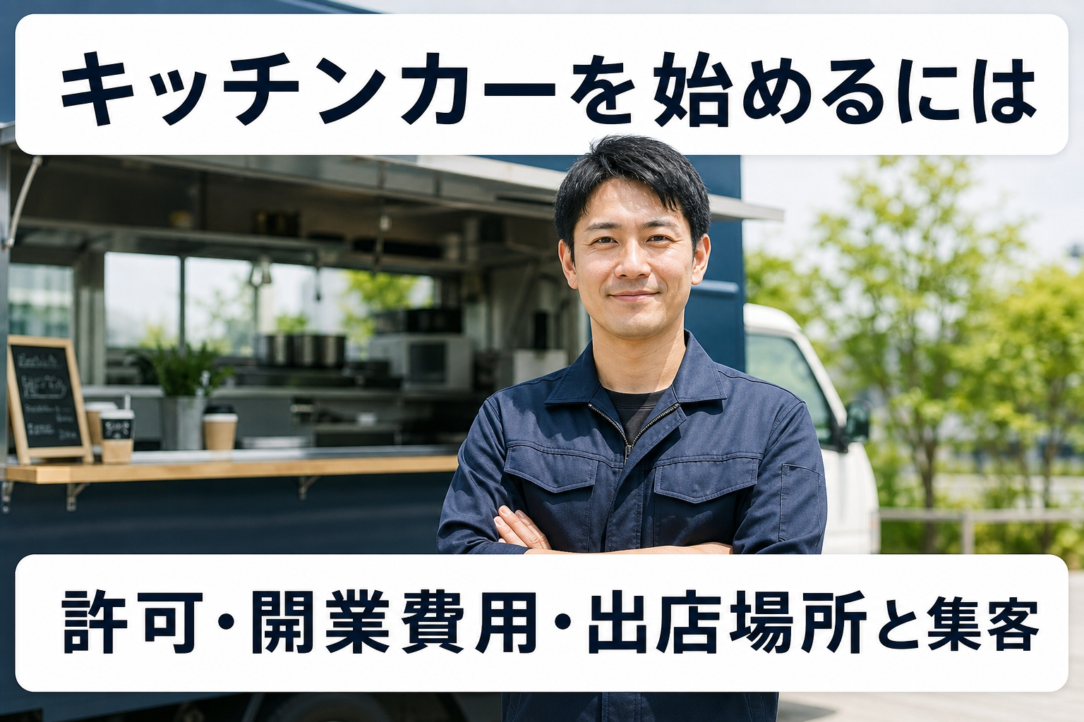 キッチンカーを始めるには｜許可・開業費用・出店場所と集客