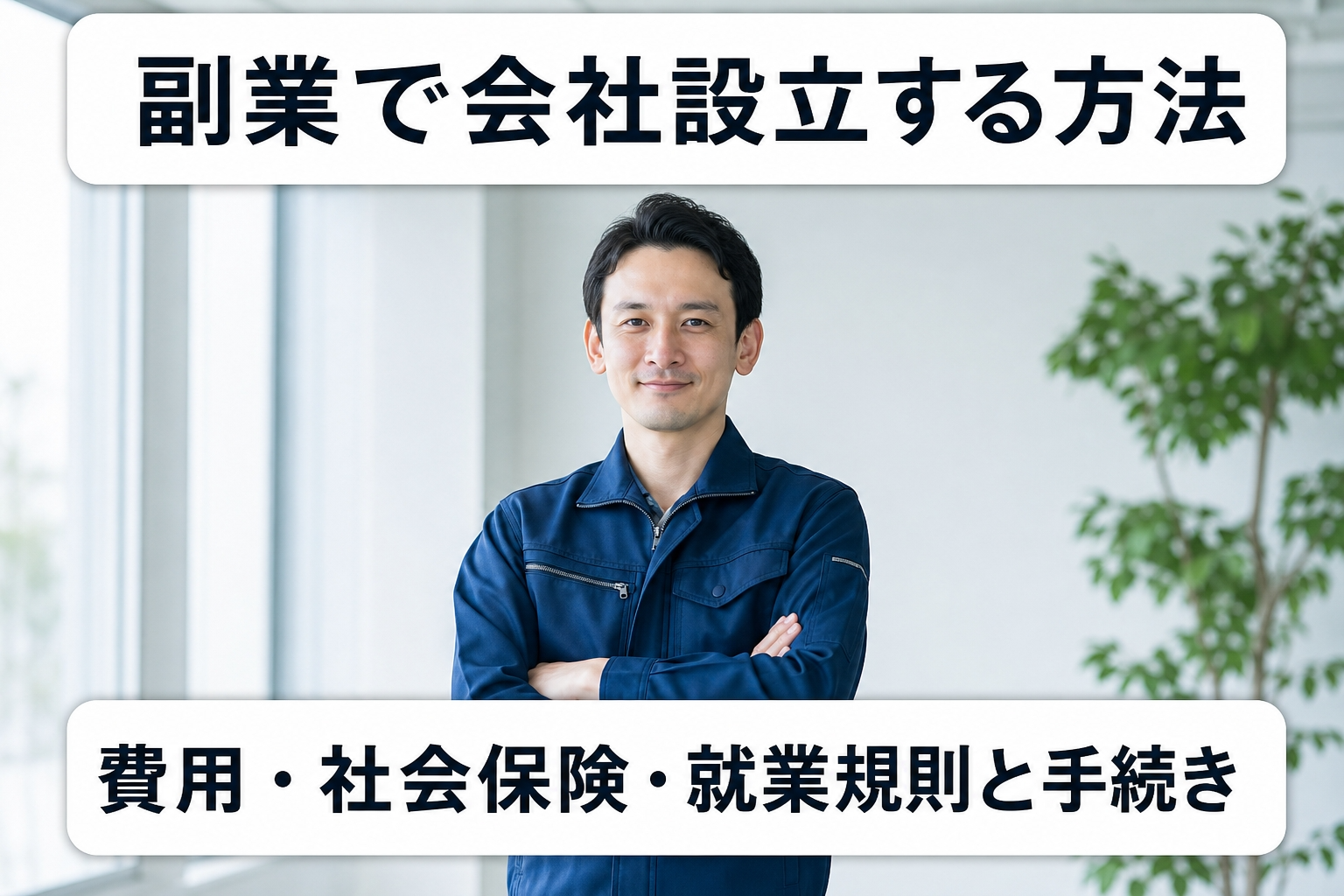 副業で会社設立する方法｜費用・社会保険・就業規則と手続き
