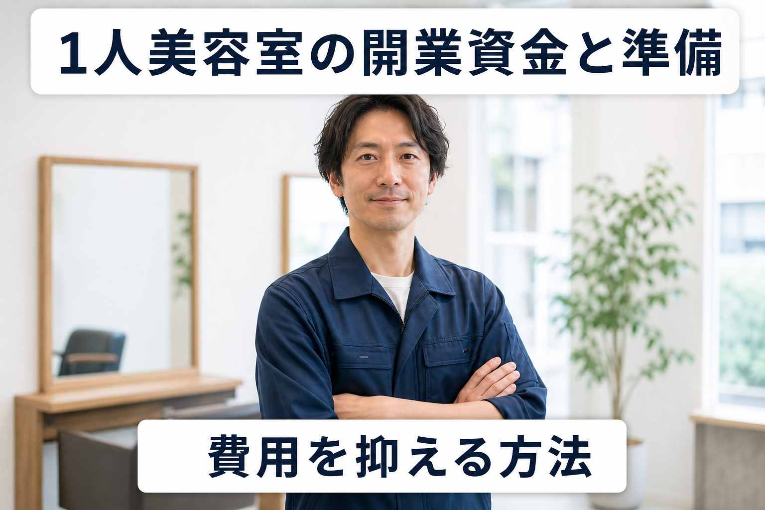 1人美容室の開業資金と準備｜費用を抑える方法