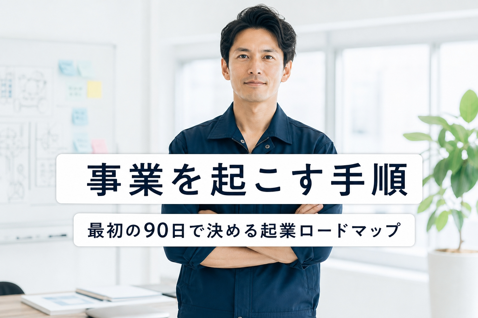 事業を起こす手順｜最初の90日で決める起業ロードマップ