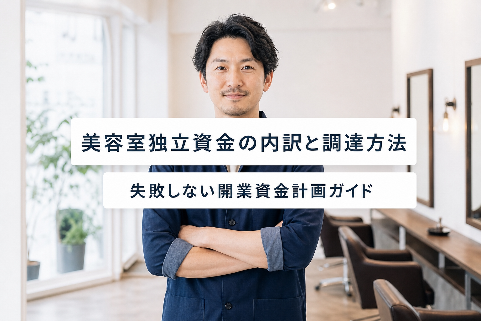 美容室独立資金の内訳と調達方法｜失敗しない開業資金計画ガイド