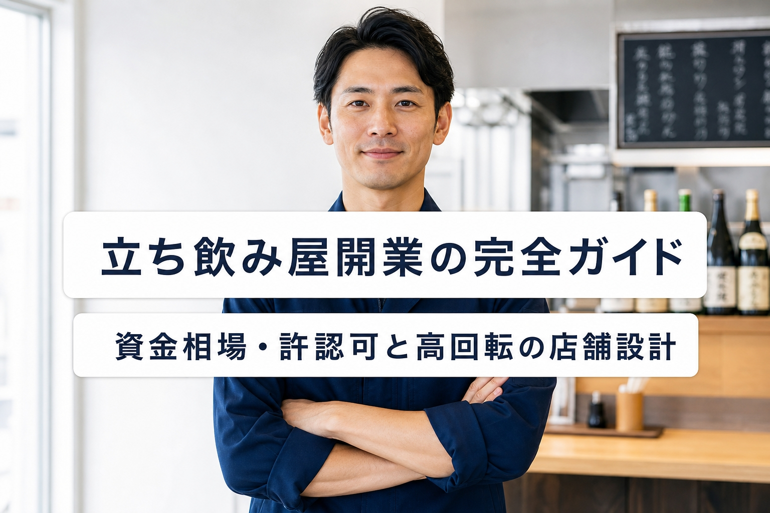 立ち飲み屋開業の完全ガイド｜資金相場・許認可と高回転の店舗設計