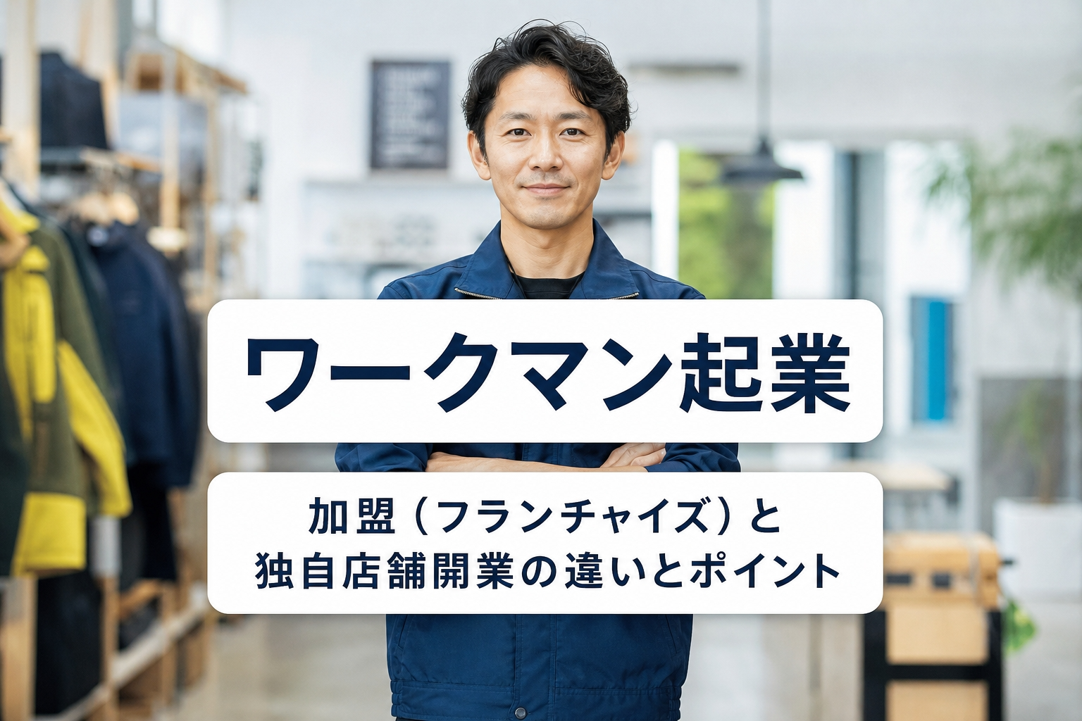 ワークマン起業｜加盟（フランチャイズ）と独自店舗開業の違いとポイント