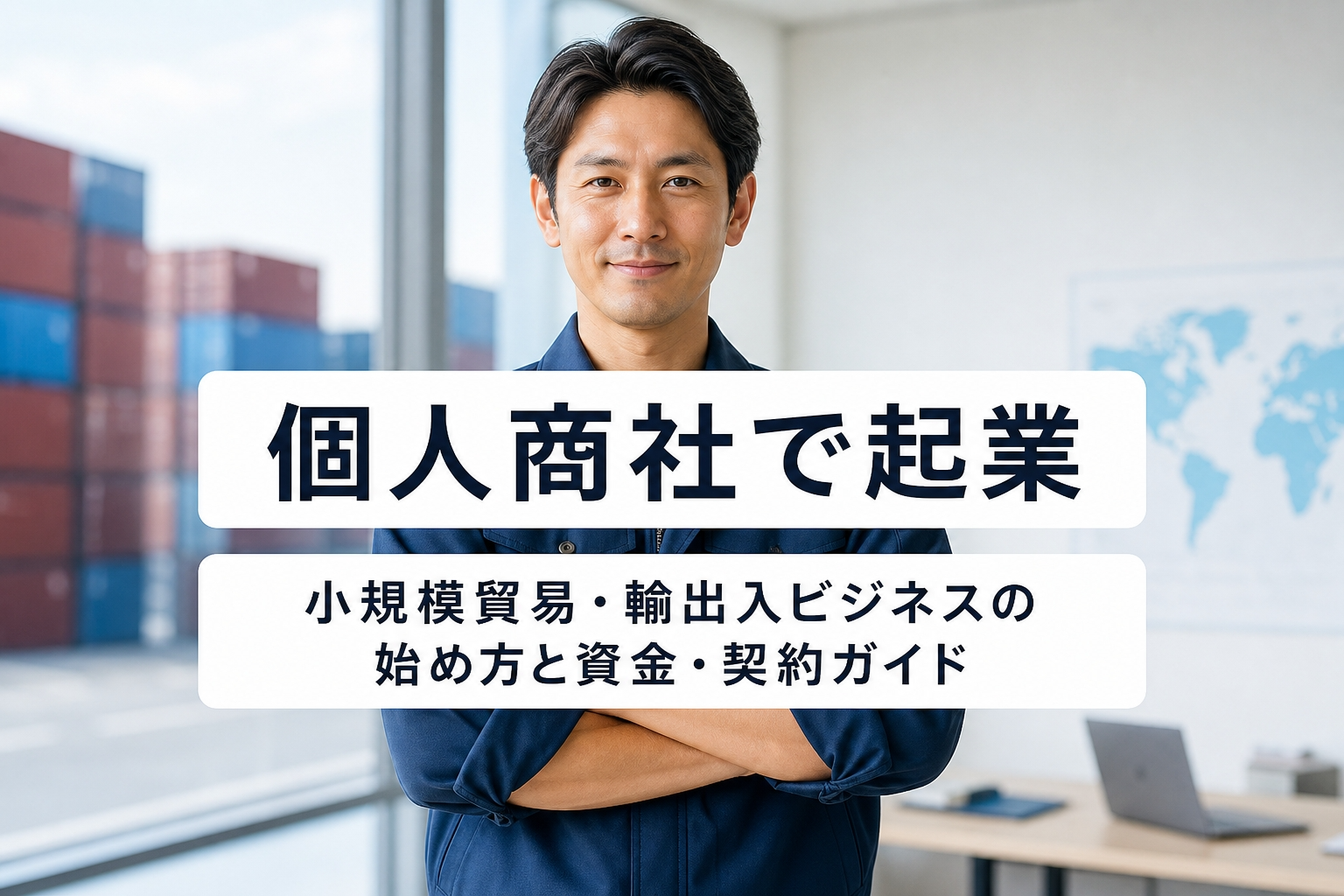 個人商社で起業｜小規模貿易・輸出入ビジネスの始め方と資金・契約ガイド