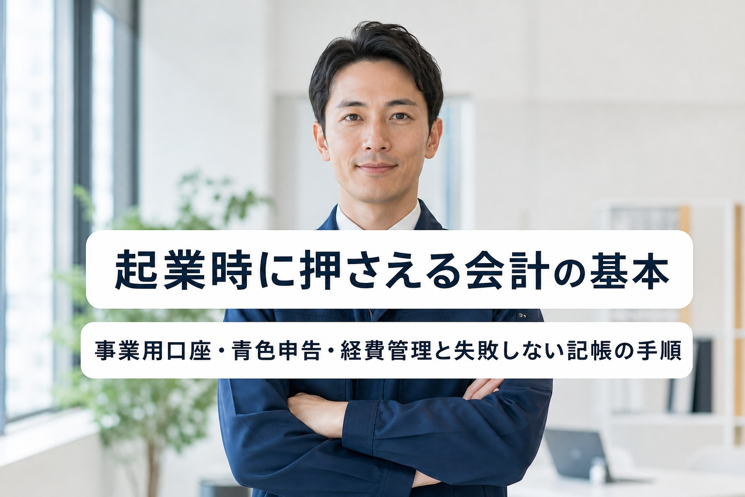 起業時に押さえる会計の基本｜事業用口座・青色申告・経費管理と失敗しない記帳の手順