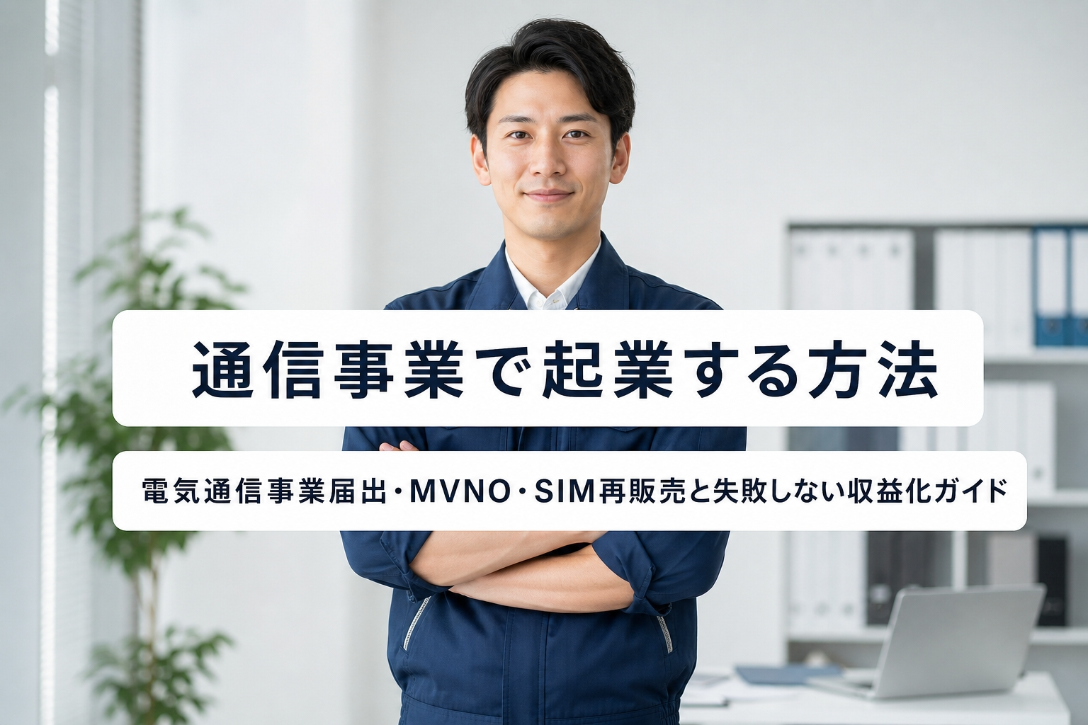 通信事業で起業する方法｜電気通信事業届出・MVNO・SIM再販売と失敗しない収益化ガイド
