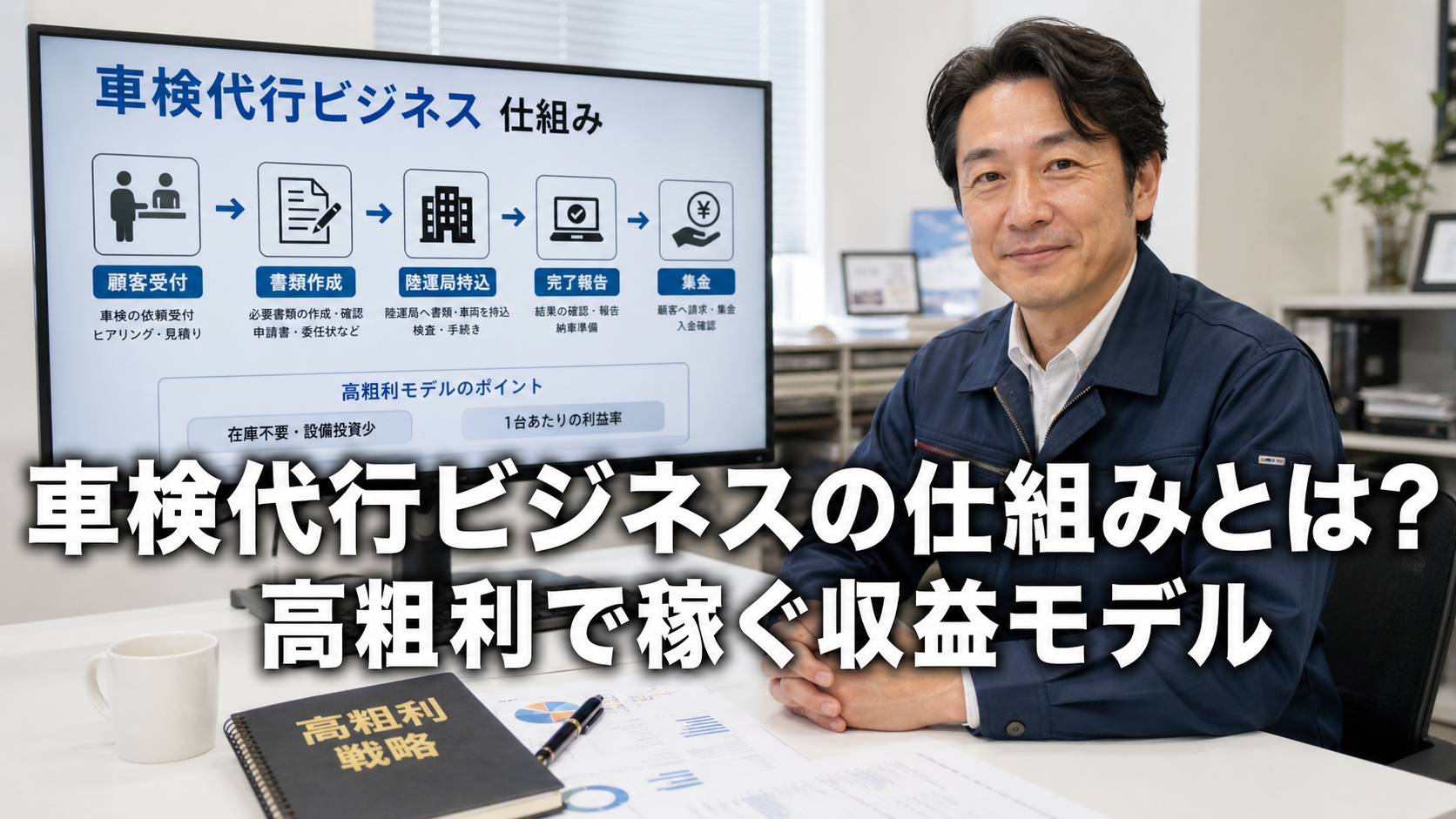 車検代行ビジネスの仕組みとは？高粗利で稼ぐ収益モデル