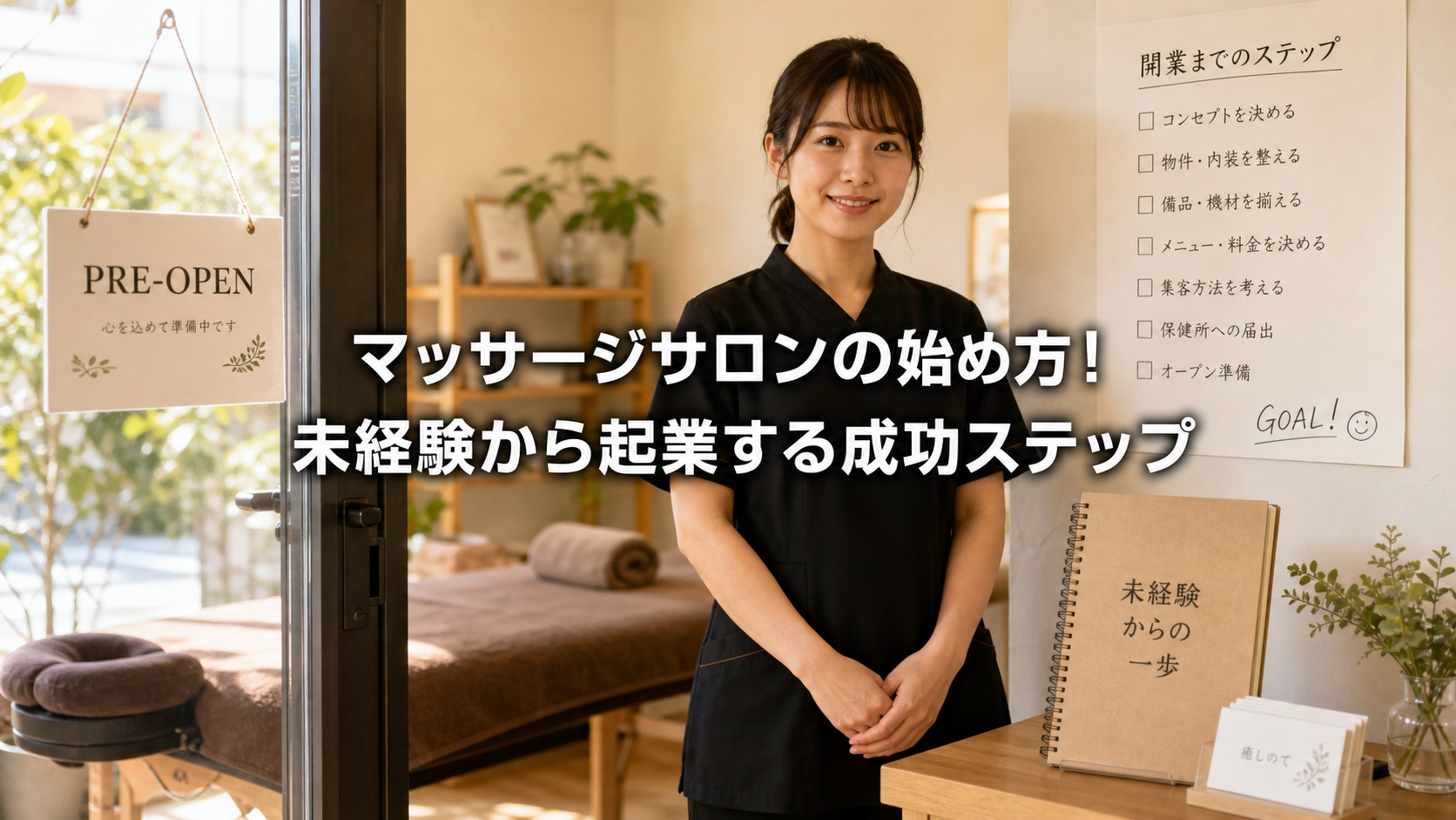 マッサージサロンの始め方！未経験から起業する成功ステップ