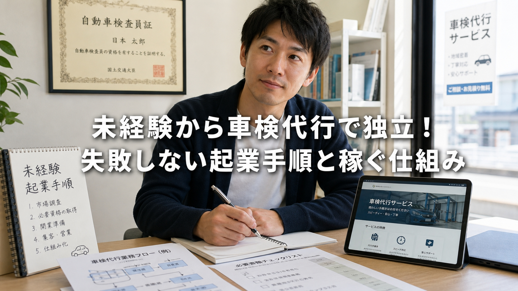 未経験から車検代行で独立！失敗しない起業手順と稼ぐ仕組み