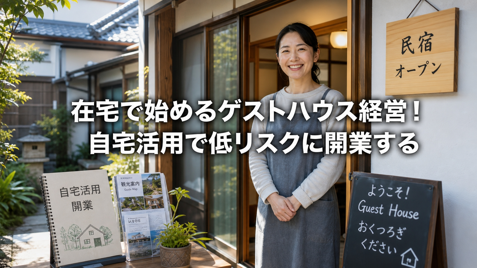 在宅で始めるゲストハウス経営！自宅活用で低リスクに開業する
