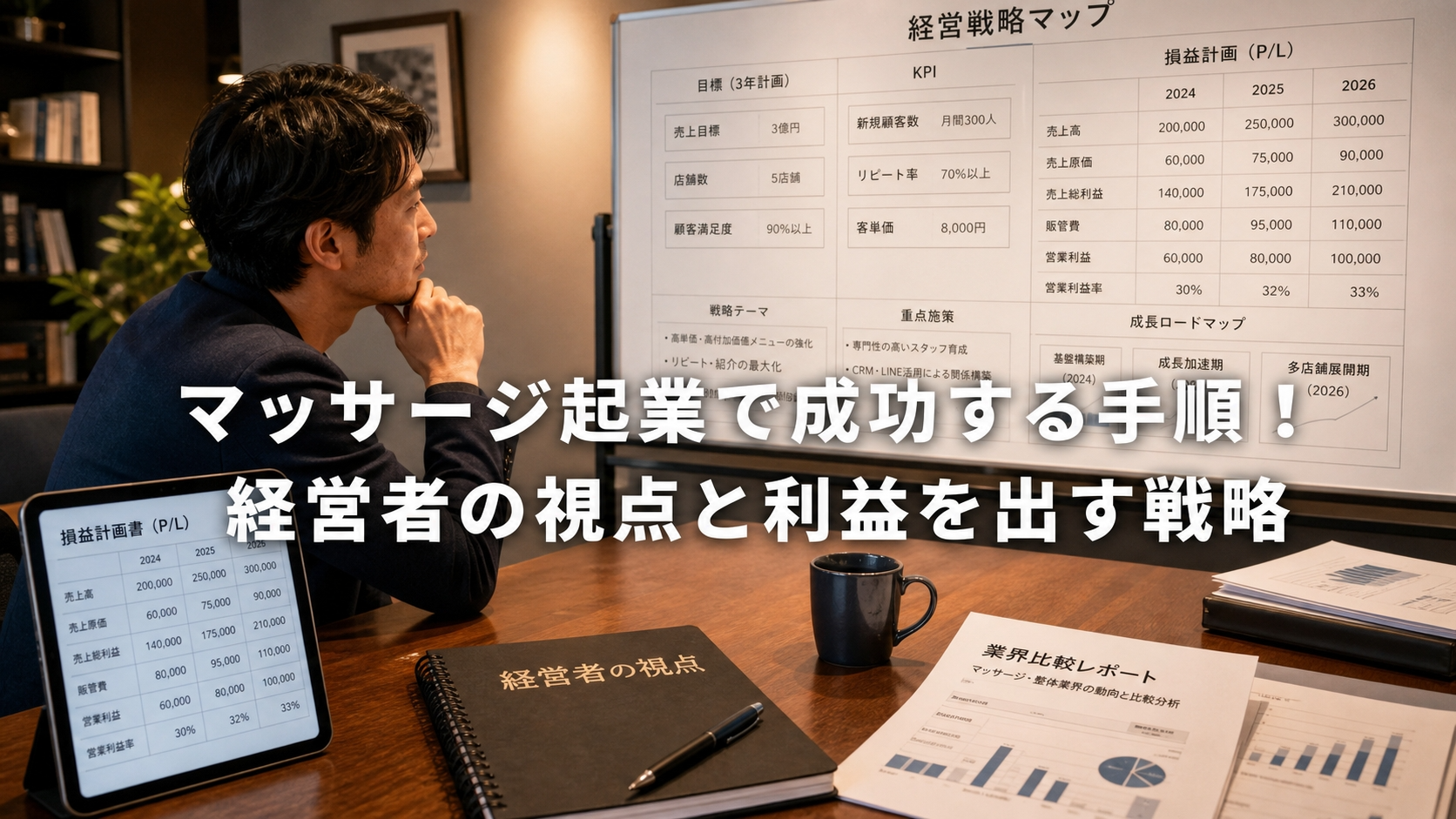 マッサージ起業で成功する手順！経営者の視点と利益を出す戦略
