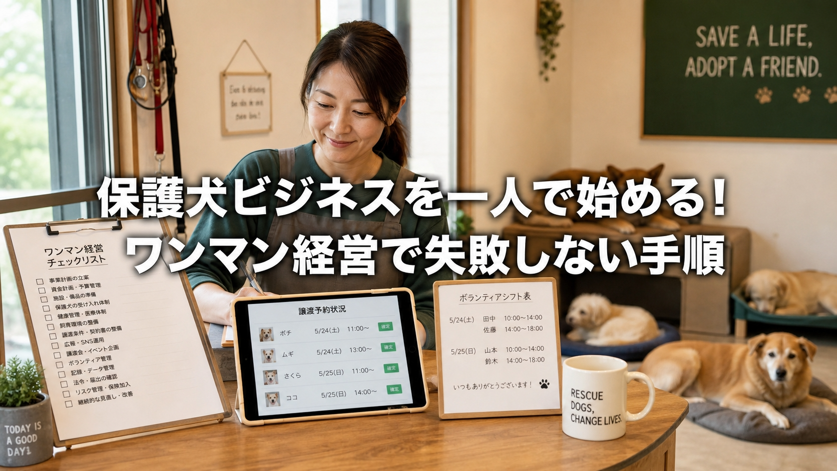 保護犬ビジネスを一人で始める！ワンマン経営で失敗しない手順