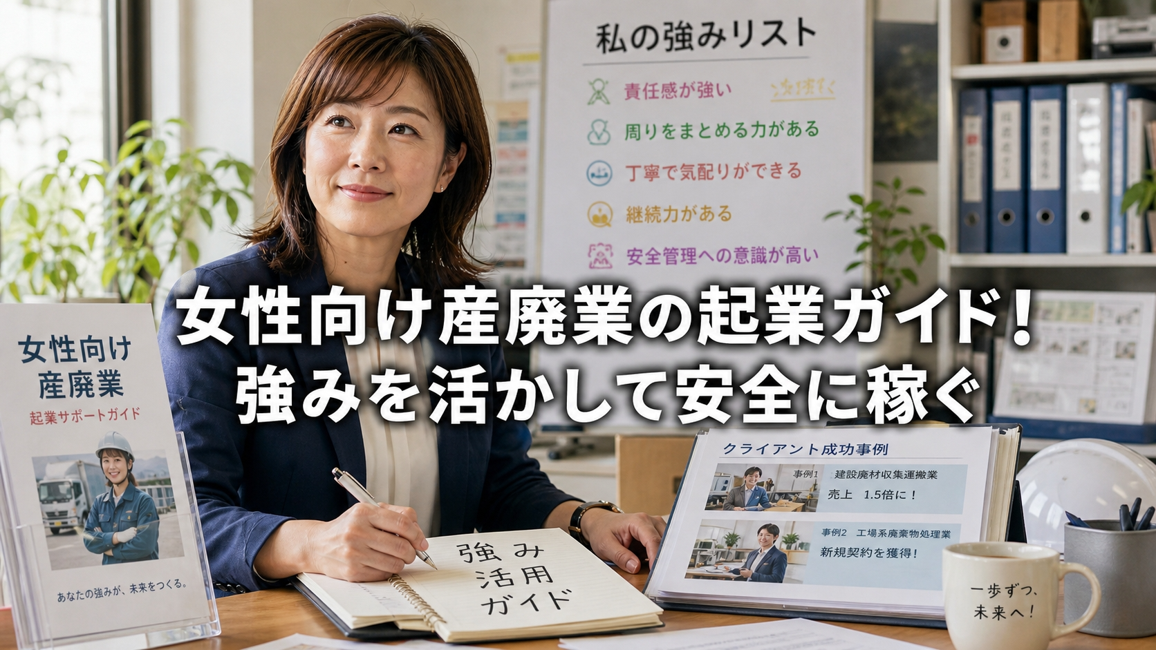 女性向け産廃業の起業ガイド！強みを活かして安全に稼ぐ