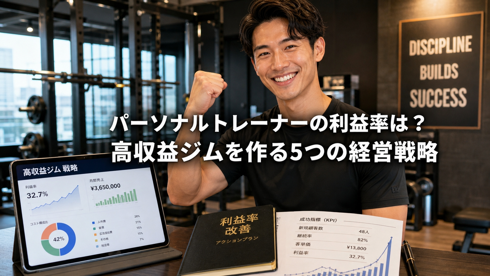 パーソナルトレーナーの利益率は？高収益ジムを作る5つの経営戦略