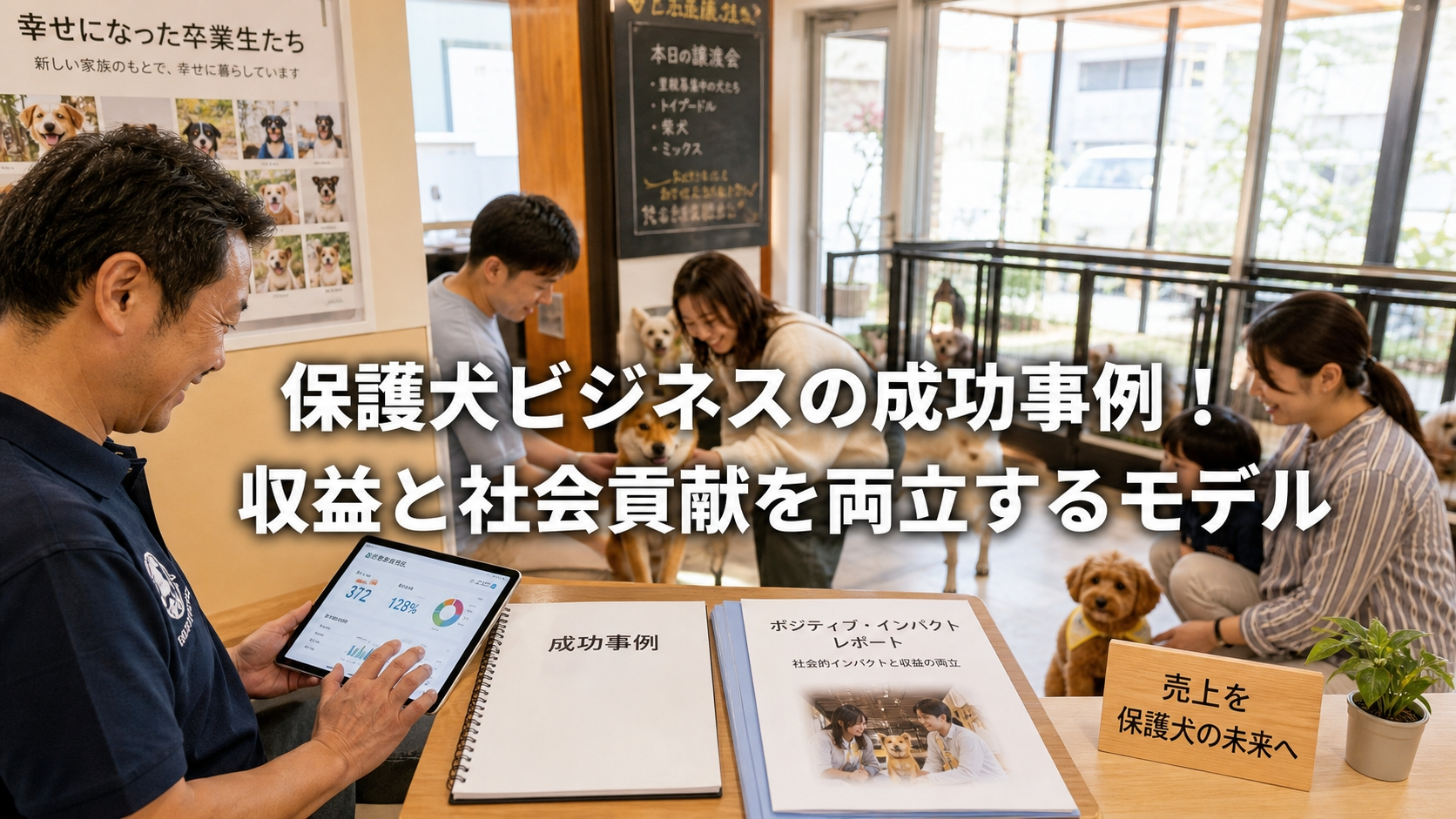 保護犬ビジネスの成功事例！収益と社会貢献を両立するモデル