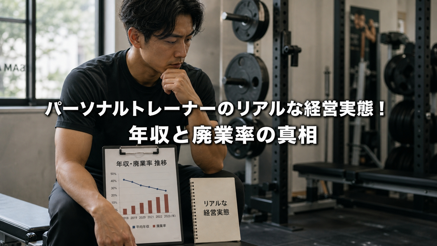 パーソナルトレーナーのリアルな経営実態！年収と廃業率の真相