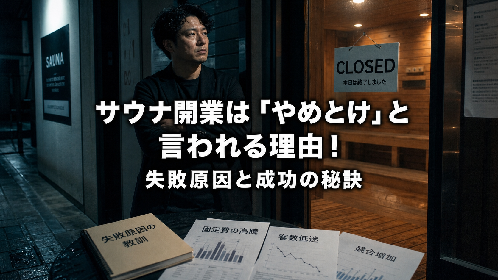 サウナ開業は「やめとけ」と言われる理由！失敗原因と成功の秘訣