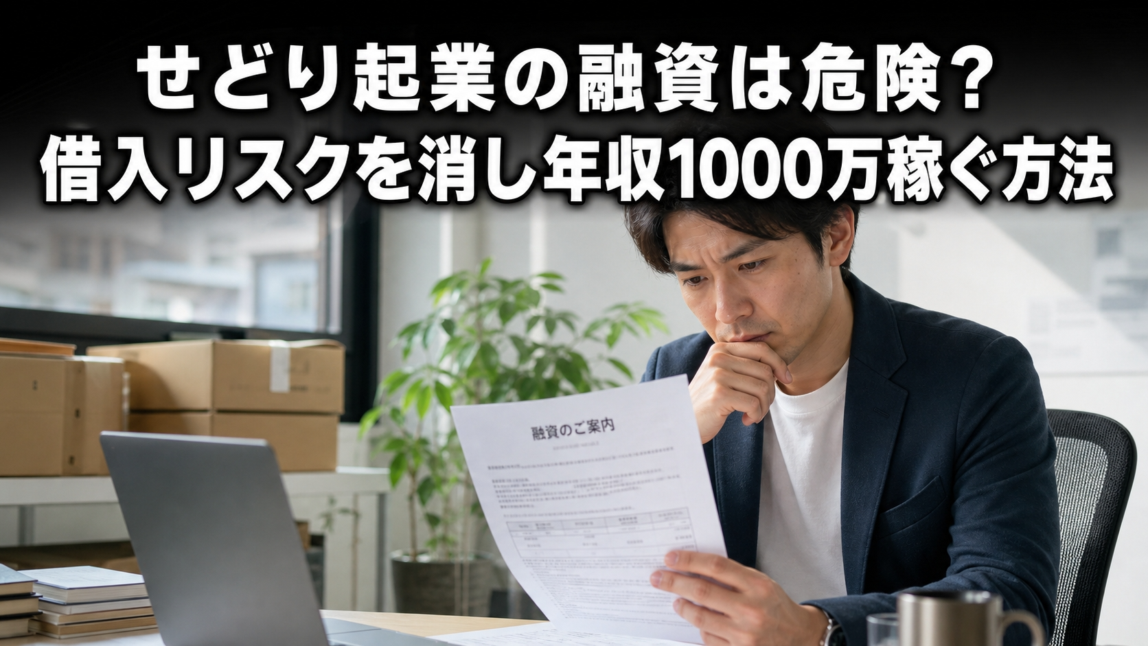 せどり起業の融資は危険？借入リスクを消し年収1000万稼ぐ方法