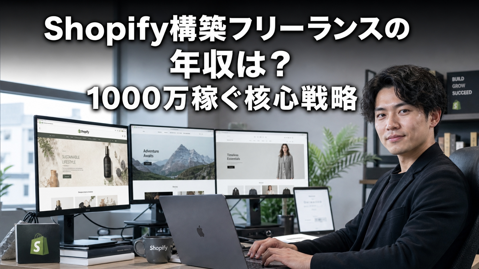 Shopify構築フリーランスの年収は？1000万稼ぐ核心戦略
