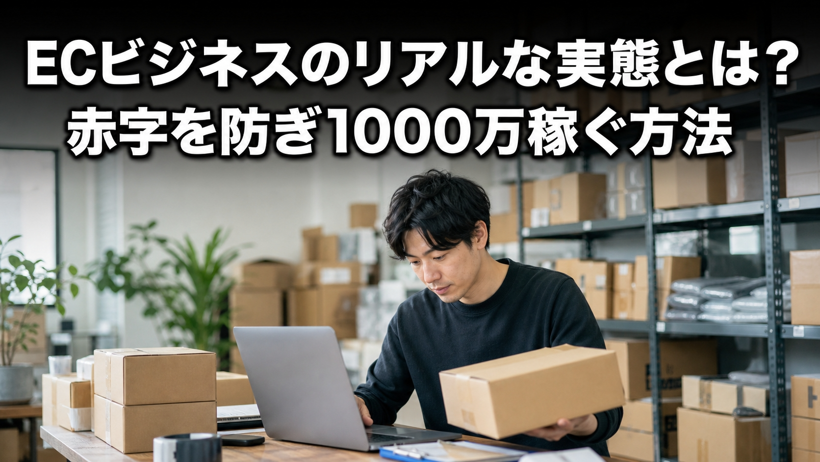 ECビジネスのリアルな実態とは？赤字を防ぎ1000万稼ぐ方法