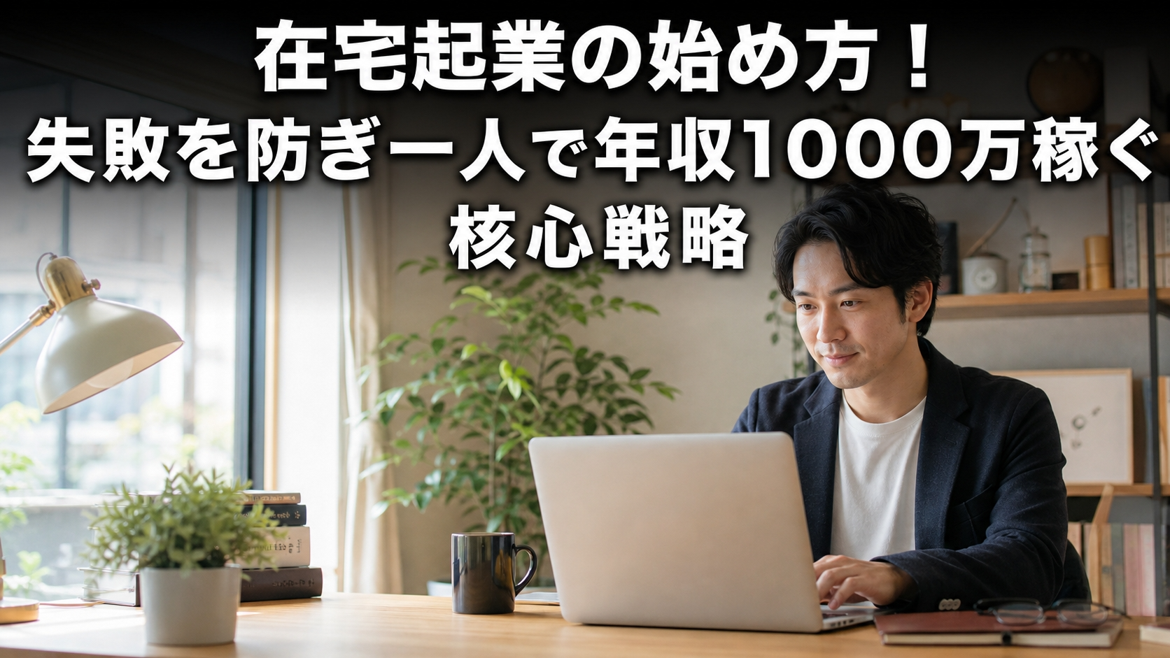 在宅起業の始め方！失敗を防ぎ一人で年収1000万稼ぐ核心戦略