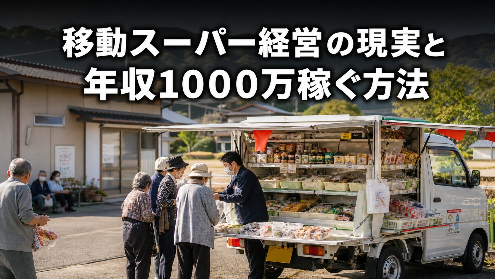 移動スーパー経営の現実と年収1000万稼ぐ方法