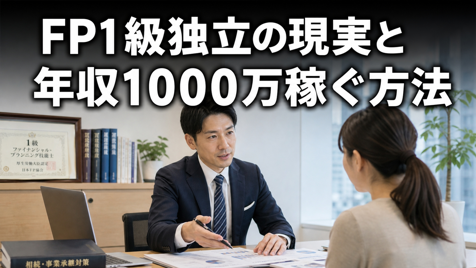 FP1級独立の現実と年収1000万稼ぐ方法