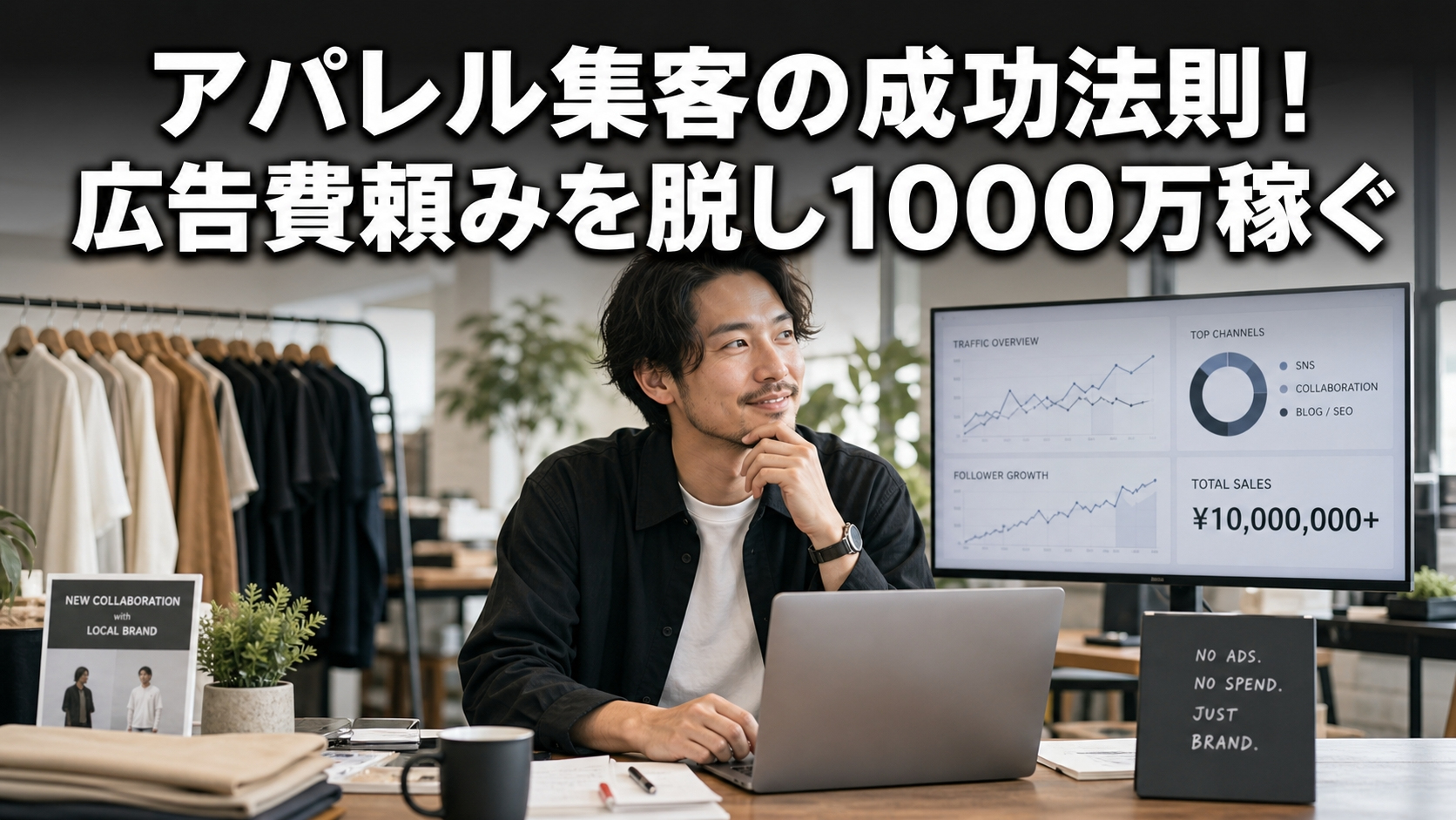 アパレル集客の成功法則！広告費頼みを脱し1000万稼ぐ