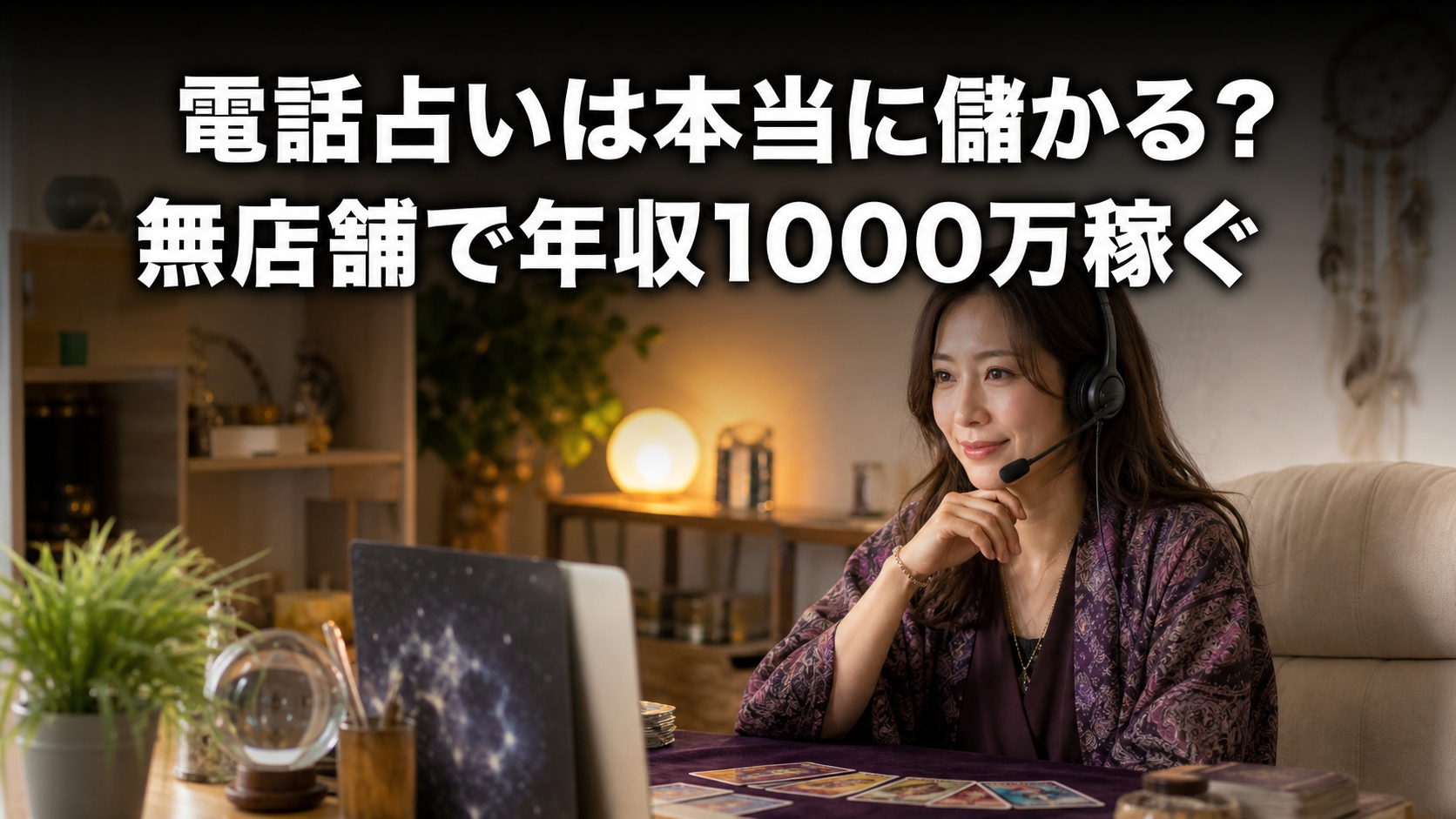 電話占いは本当に儲かる？無店舗で年収1000万稼ぐ