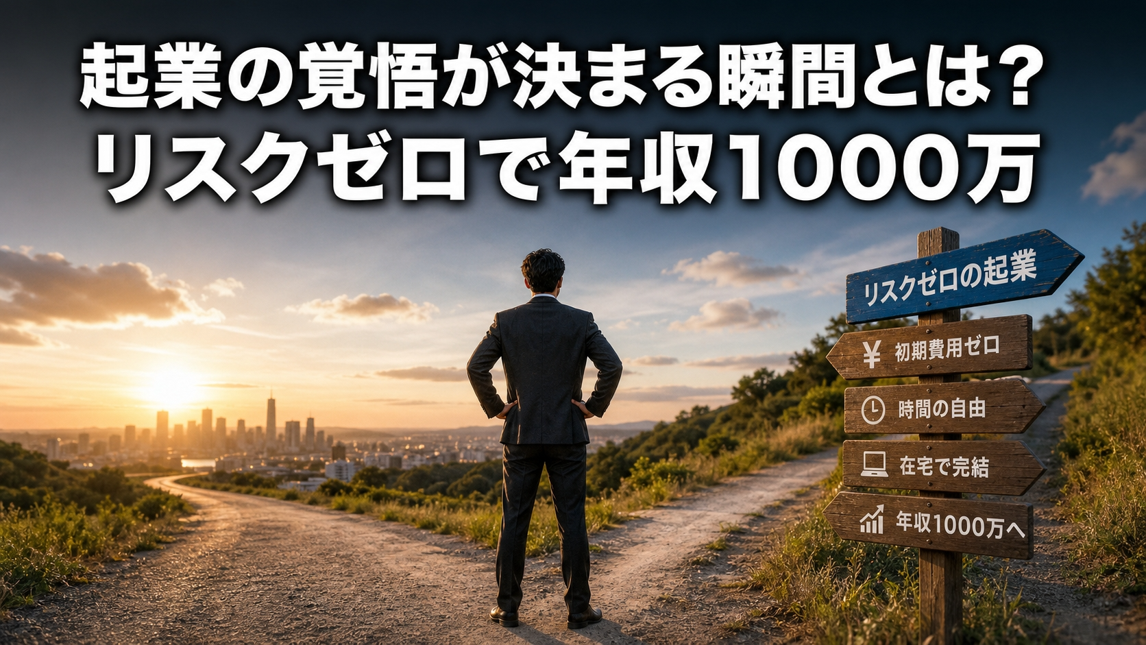 起業の覚悟が決まる瞬間とは？リスクゼロで年収1000万