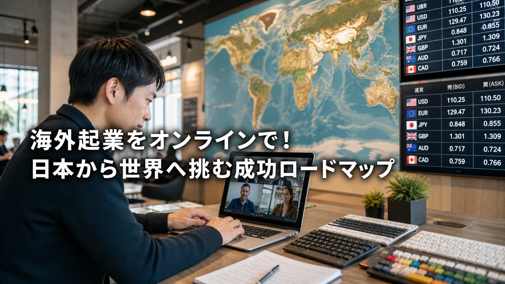 海外起業をオンラインで！日本から世界へ挑む成功ロードマップ