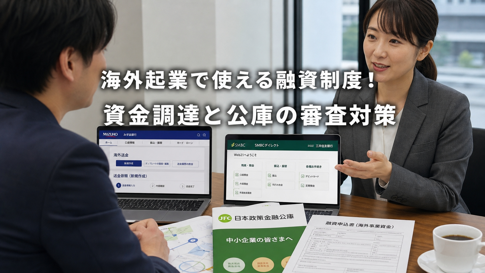 海外起業で使える融資制度！資金調達と公庫の審査対策
