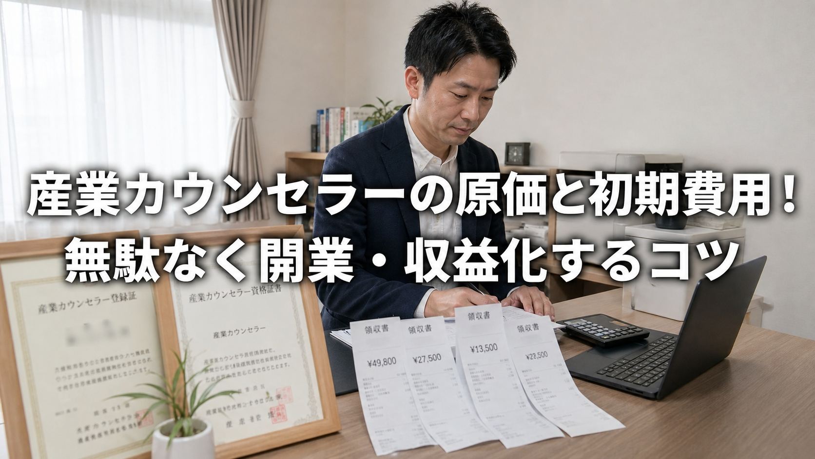 産業カウンセラーの原価と初期費用！無駄なく開業・収益化するコツ