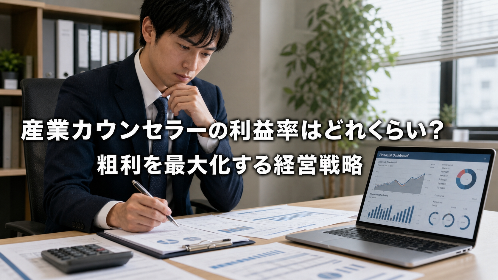 産業カウンセラーの利益率はどれくらい？粗利を最大化する経営戦略
