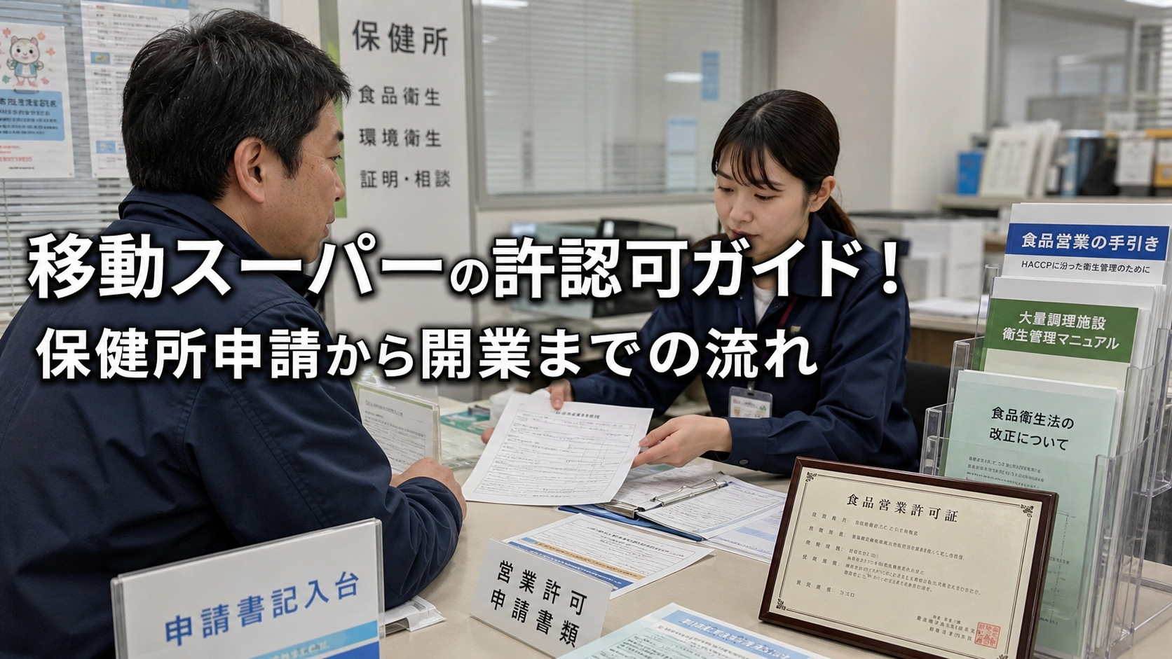 移動スーパーの許認可ガイド！保健所申請から開業までの流れ