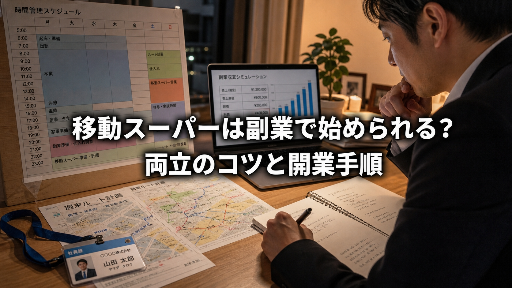 移動スーパーは副業で始められる？両立のコツと開業手順