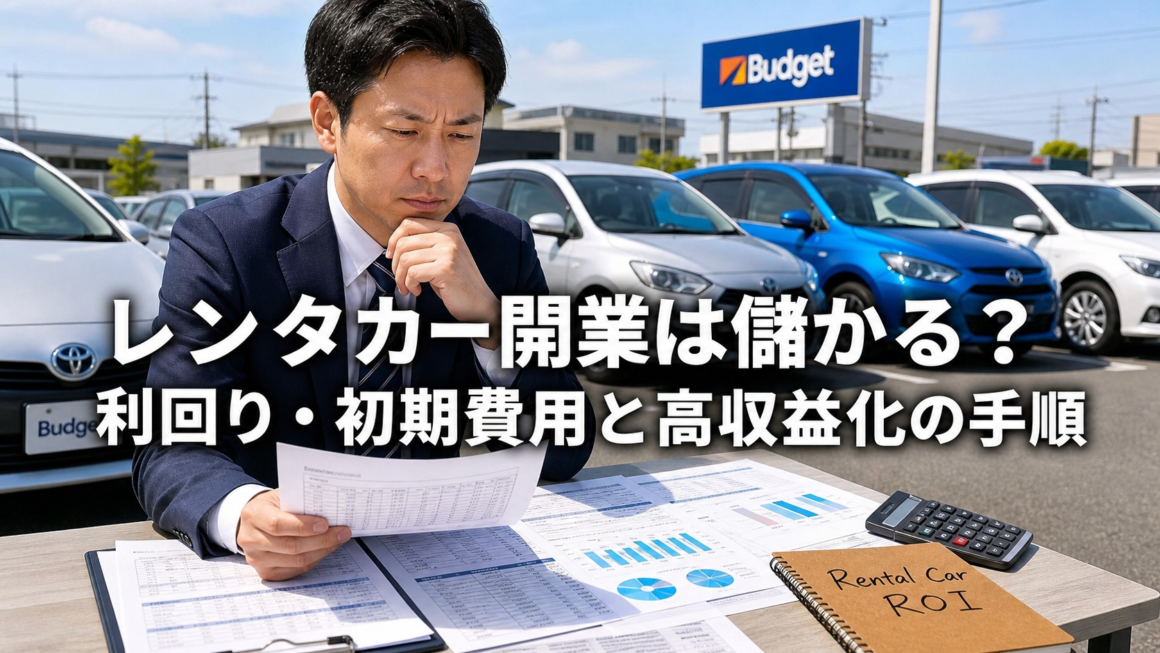 レンタカー開業は儲かる？利回り・初期費用と高収益化の手順