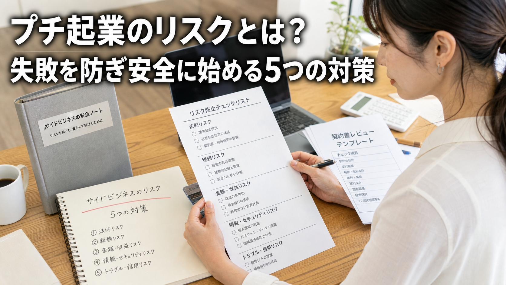 プチ起業のリスクとは？失敗を防ぎ安全に始める5つの対策