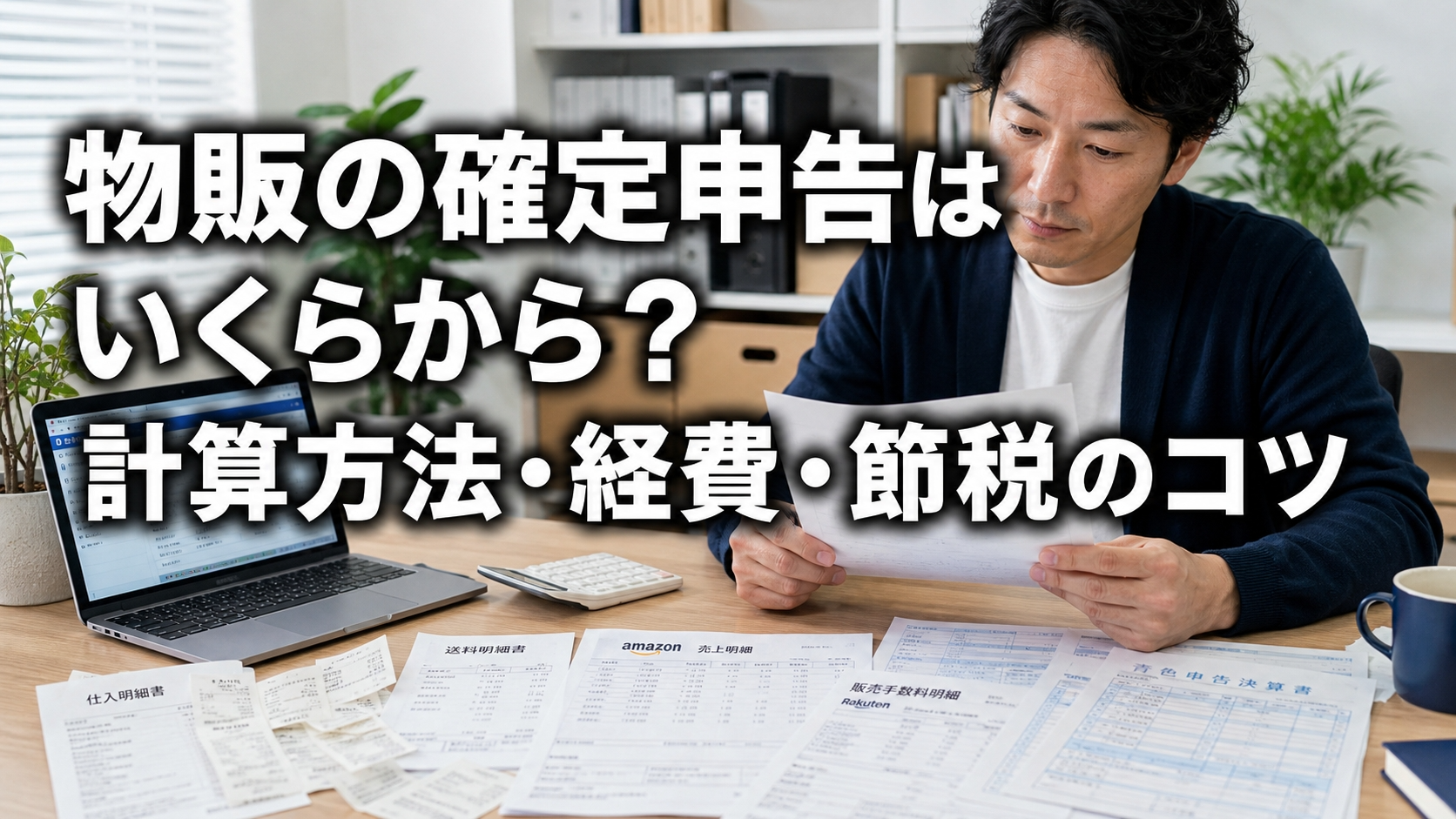 物販の確定申告はいくらから？計算方法・経費・節税のコツ