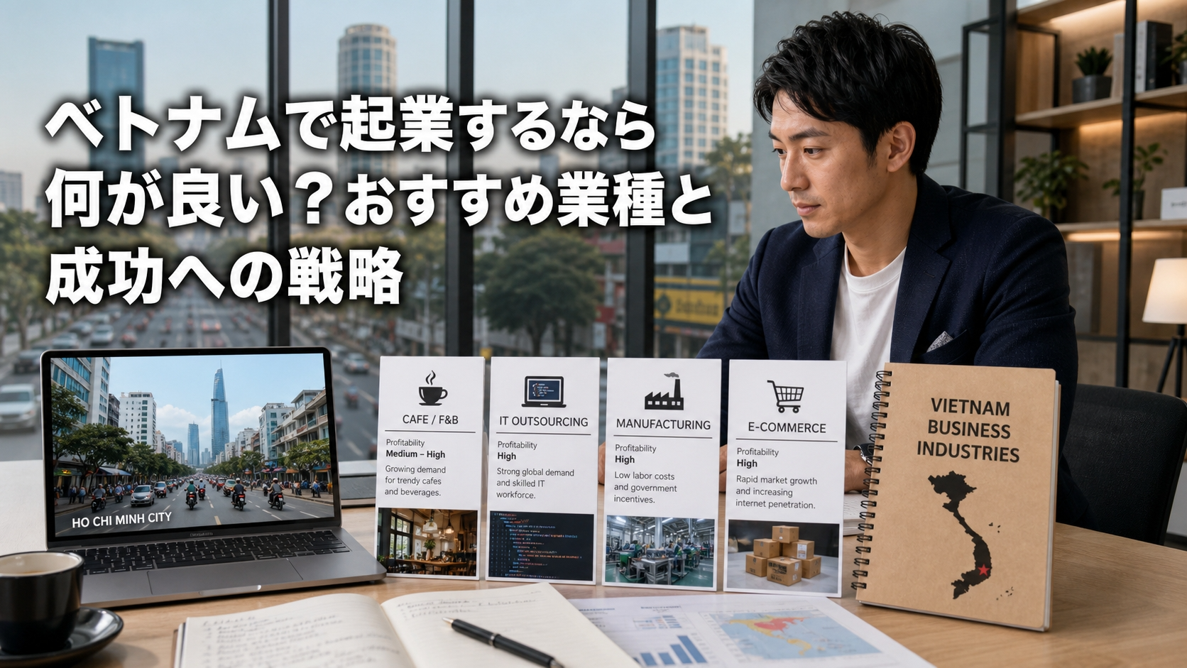 ベトナムで起業するなら何が良い？おすすめ業種と成功への戦略