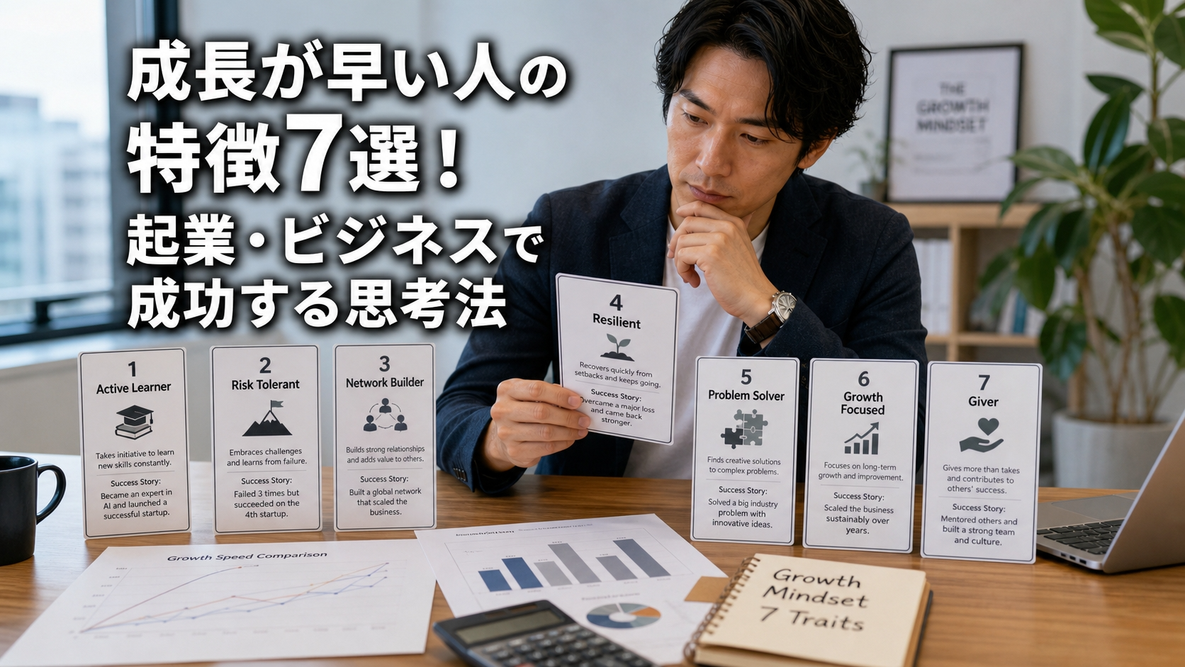成長が早い人の特徴7選！起業・ビジネスで成功する思考法