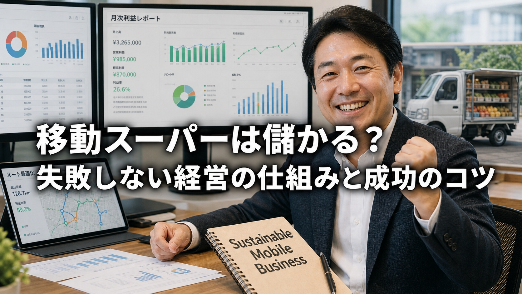 移動スーパーは儲かる？失敗しない経営の仕組みと成功のコツ