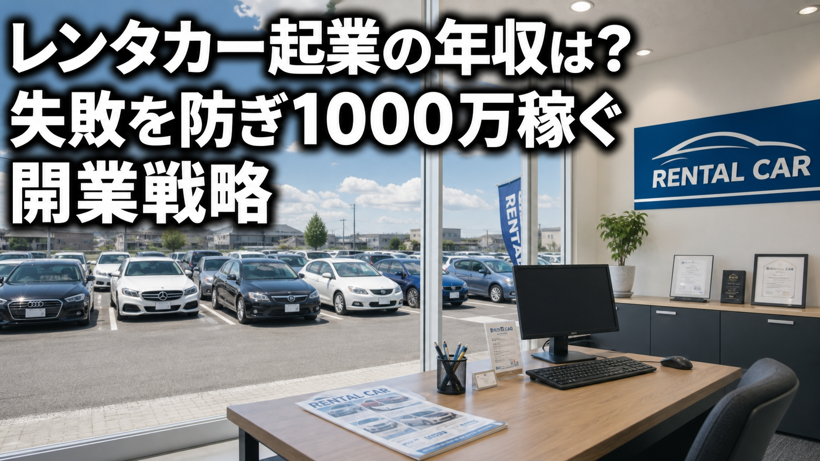 レンタカー起業の年収は？失敗を防ぎ1000万稼ぐ開業戦略