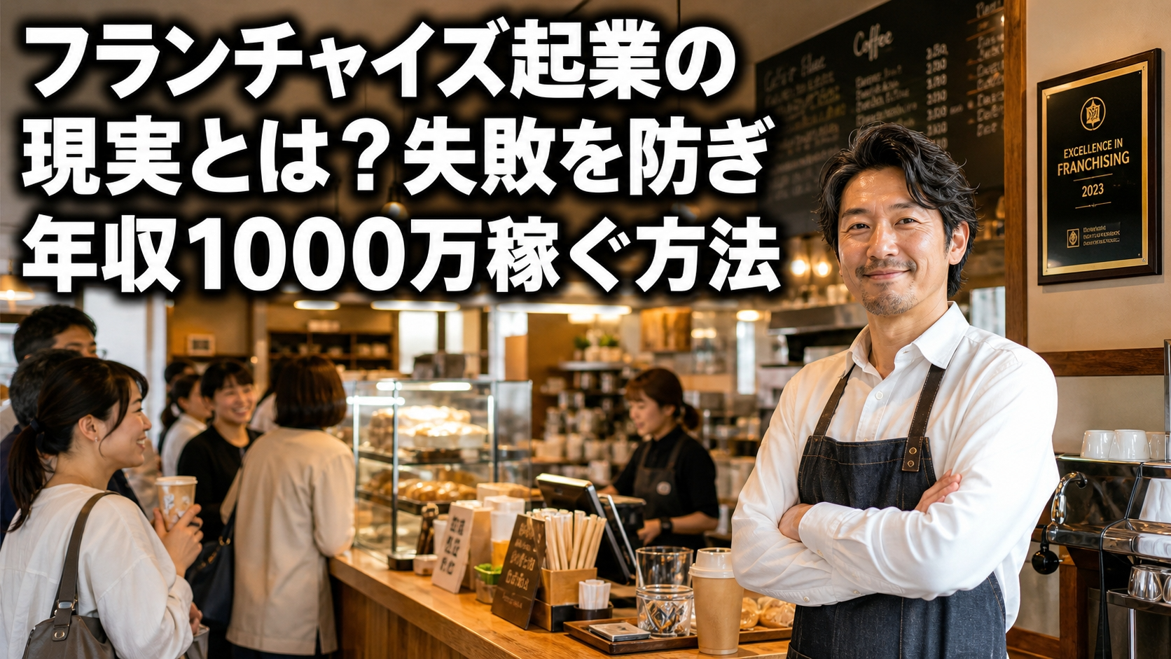 フランチャイズ起業の現実とは？失敗を防ぎ年収1000万稼ぐ方法